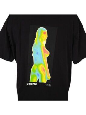 X Rated Heat Vision T Shirt Mens Size 2XL Thermal Imaging Streetwear